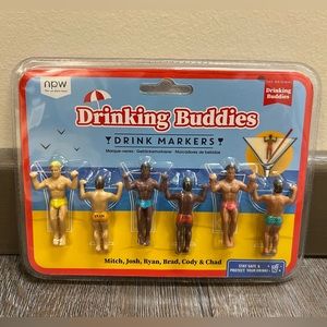 NWT Drinking Buddies Drink Markers